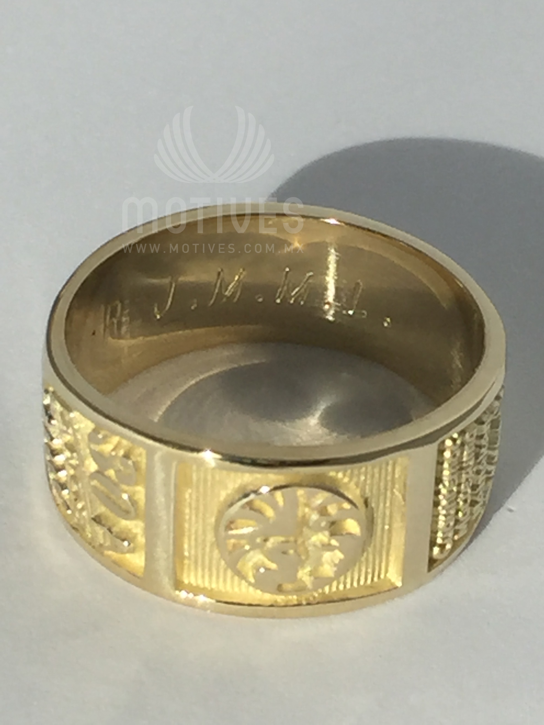 ANILLO DE ORO CERVECERIA CUAUHTEMOC MOCTEZUMA