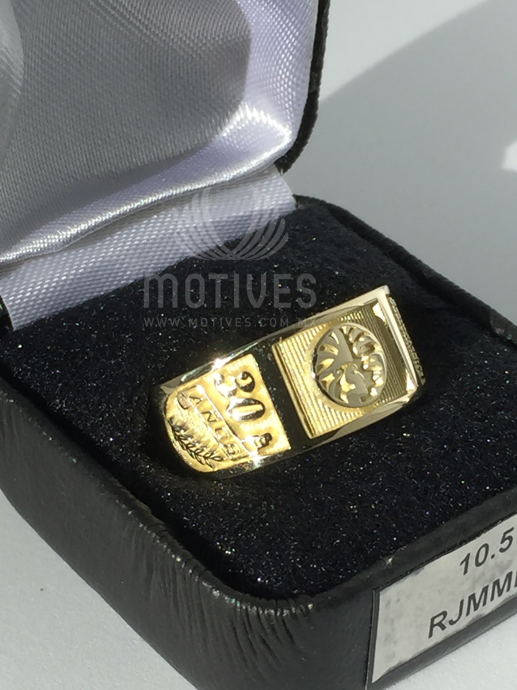 ANILLO DE ORO CERVECERIA CUAUHTEMOC MOCTEZUMA